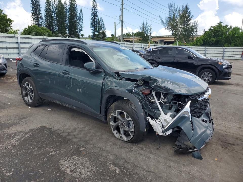 2025 Chevrolet Trax VIN KL77LHEP6SC217657 COPART salvage auction — ALL OVER, KY - CERTIFICATE OF TITLE (P), sold $2,200 on 2026-07-20 (photo 4)