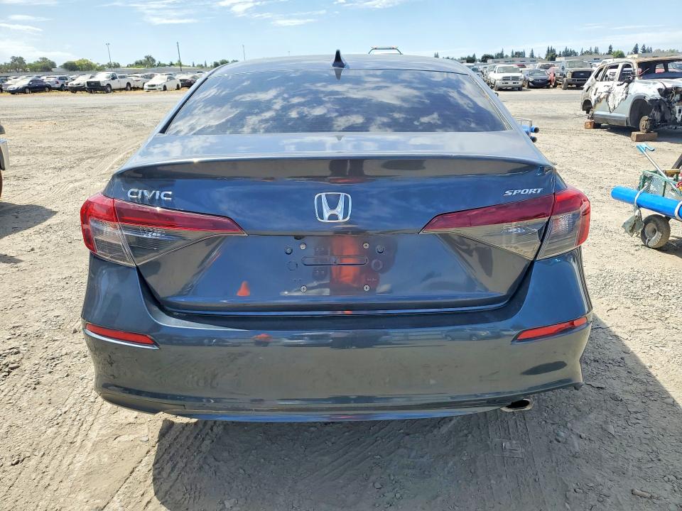 2025 Honda Civic VIN 2HGFE2F55SH518616 COPART salvage auction — FRONT END, Ca - Dis/Dlr/Exp Only Clean Title (P), sold $8,900 on 2026-07-28 (photo 6)