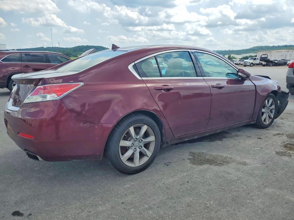 2012 Acura Tl VIN 19UUA8F51CA029295 COPART salvage auction — FRONT END, Ok - Certificate Of Title, sold $500 on 2026-07-10 (photo 3)