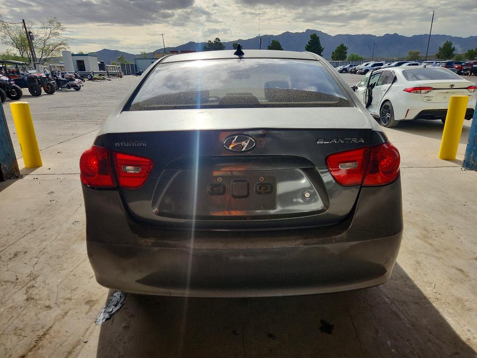 2009 Hyundai Elantra VIN KMHDU46D99U679811 COPART salvage auction — REAR END, Nm - Cert Of Title-Salvage, sold $300 on 2026-07-24 (photo 6)