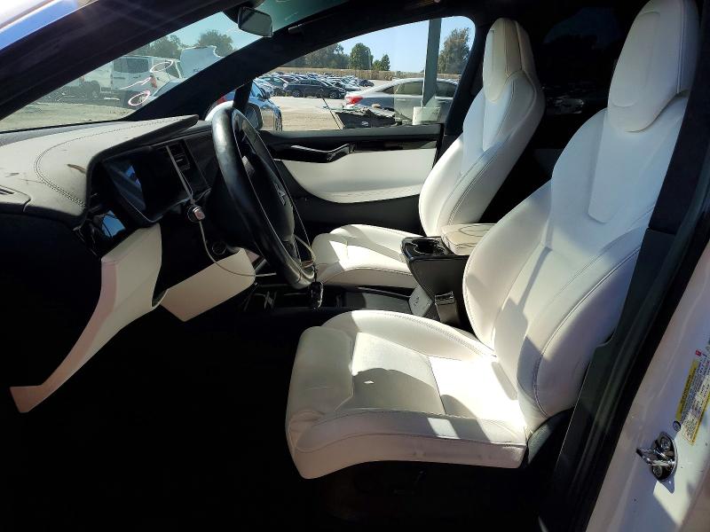 2018 Tesla Model x VIN 5YJXCAE21JF106367 COPART salvage auction — FRONT END, Ca - Salvage Certificate, sold $5,900 on 2026-07-23 (photo 7)