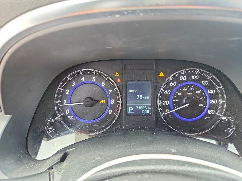 2017 Infiniti VIN JN8CS1MU7HM142283 COPART salvage auction — FRONT END, Fl - Cert Of Title Slvg Rebuildable, sold $2,300 on 2026-07-09 (photo 9)