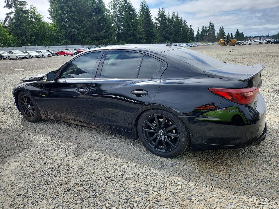 2018 Infiniti Q50 VIN JN1EV7AR0JM434865 COPART salvage auction — FRONT END, Wa - Bill Of Sale, sold $5,100 on 2026-07-10 (photo 2)