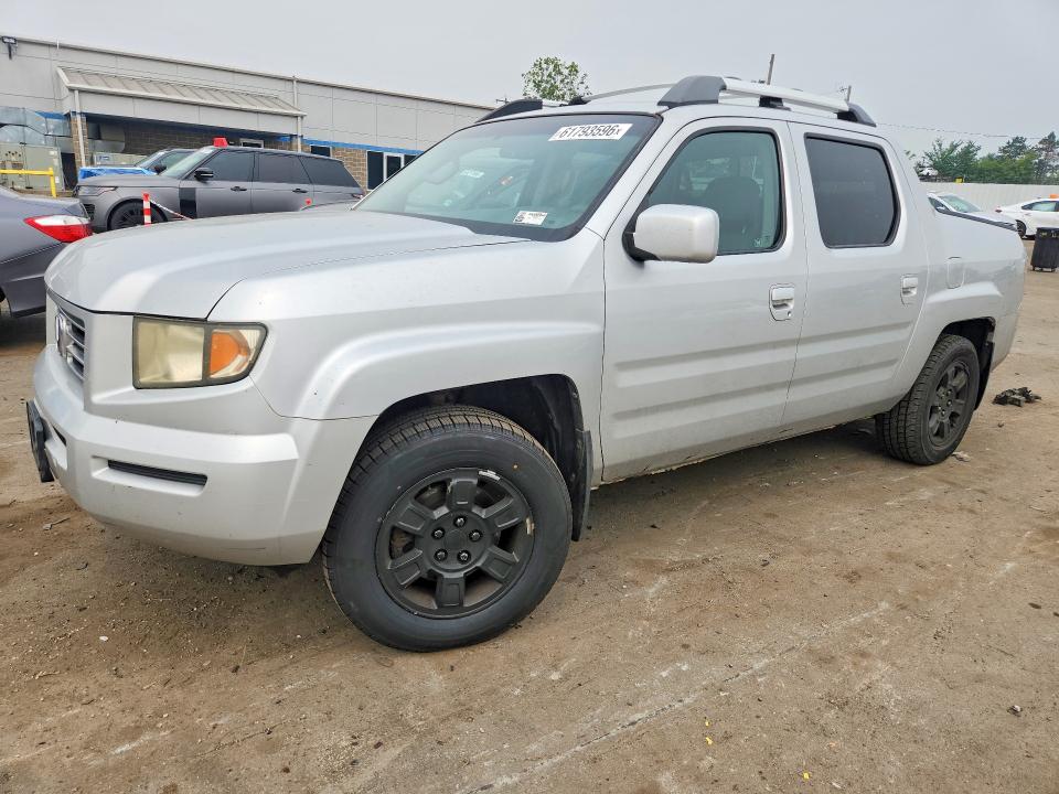 2008 Honda Ridgeline VIN 2HJYK16498H525462 COPART salvage auction — REAR END, Ct - Certificate Of Title, sold $575 on 2026-07-31 (photo 1)