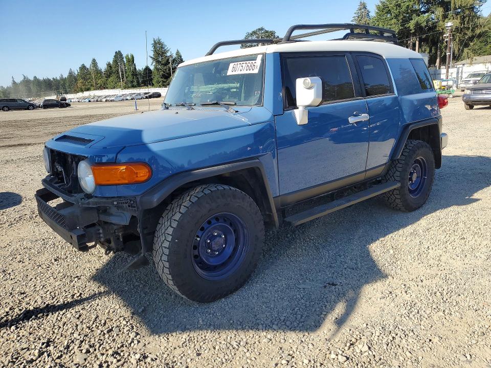 2011 Toyota Fj cruiser VIN JTEBU4BF8BK106429 COPART salvage auction — UNDERCARRIAGE, WA - BILL OF SALE, sold $10,000 on 2026-07-17 (photo 1)