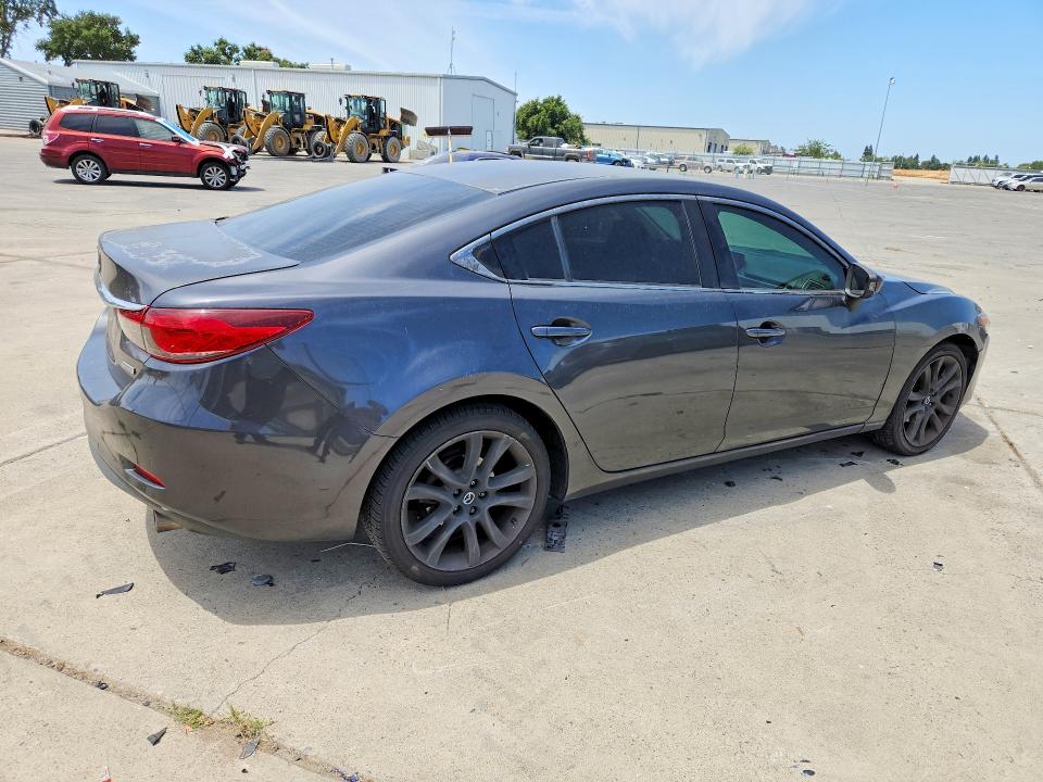 2016 Mazda 6 VIN JM1GJ1U58G1408001 COPART salvage auction — FRONT END, Ca - Dis/Dlr/Exp App For Dup Salvag, sold $1,350 on 2026-07-27 (photo 3)