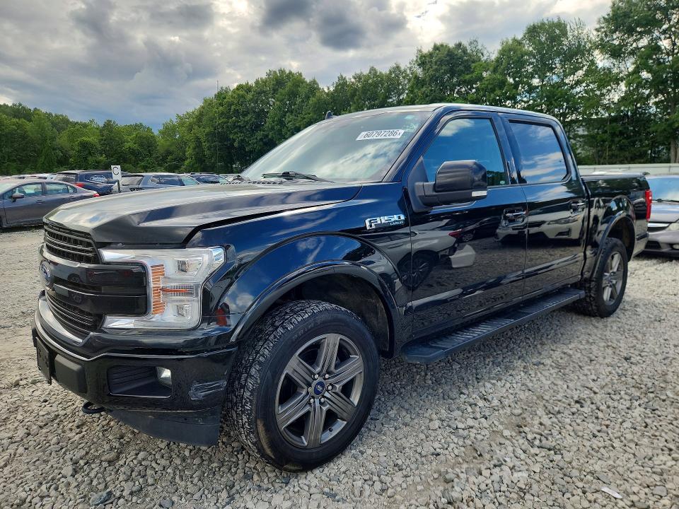 2020 Ford F-150 VIN 1FTEW1EP0LFB58808 COPART salvage auction — FRONT END, Ma - Certificate Of Title, sold $350 on 2026-07-23 (photo 1)
