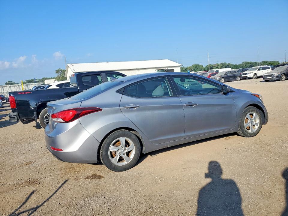 2014 Hyundai Elantra VIN KMHDH4AE4EU164150 COPART salvage auction — MECHANICAL, Ia - Salvage W/Salvage History, sold $550 on 2026-07-31 (photo 3)