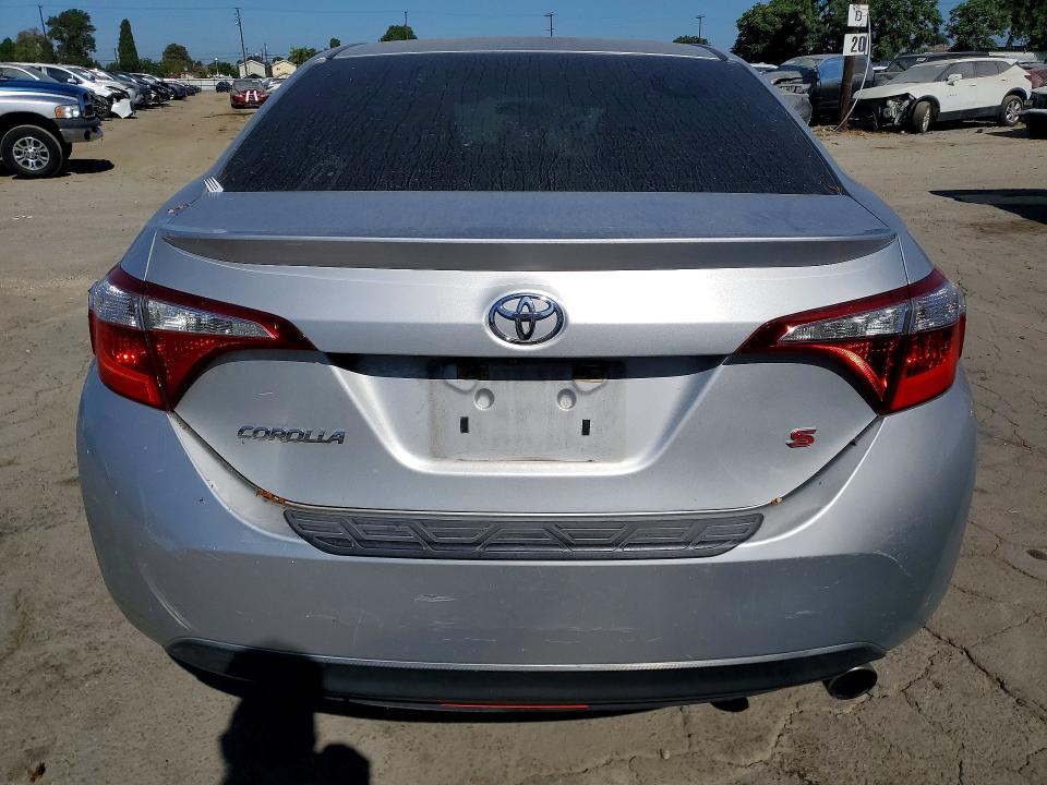 2016 Toyota VIN 5YFBURHE0GP550011 COPART salvage auction — FRONT END, Ca - Salvage Certificate, sold $1,600 on 2026-07-30 (photo 6)