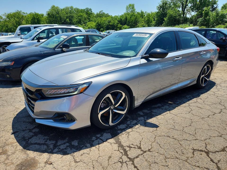2022 Honda Accord VIN 1HGCV1F41NA114722 — COPART salvage auction photo