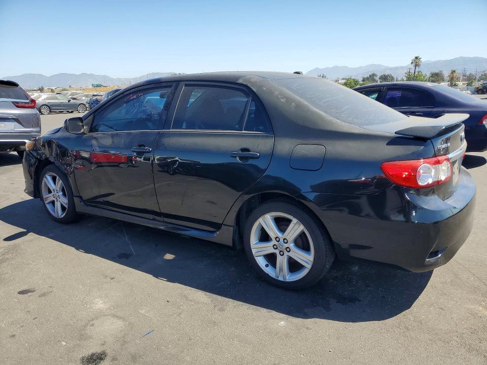 2013 Toyota Corolla VIN 5YFBU4EE7DP165399 COPART salvage auction — FRONT END, Ca - Salvage Certificate, sold $1,850 on 2026-07-27 (photo 2)