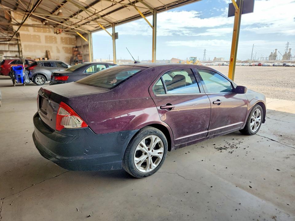2012 Ford Fusion VIN 3FAHP0HA0CR449510 COPART salvage auction — MINOR DENT/SCRATCHES, Az - Cert Of Title-Restored Salvage (P), sold $475 on 2026-07-29 (photo 3)