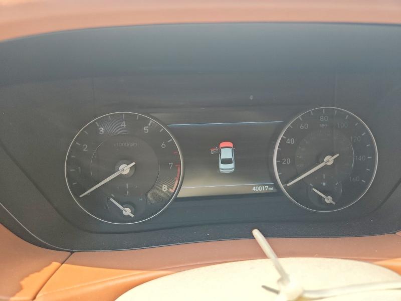 2021 Genesis G90 VIN KMTF54PH2MU091013 COPART salvage auction — FRONT END, Ga - Cert Of Title-Flood Salvage, sold $14,200 on 2026-08-20 (photo 9)