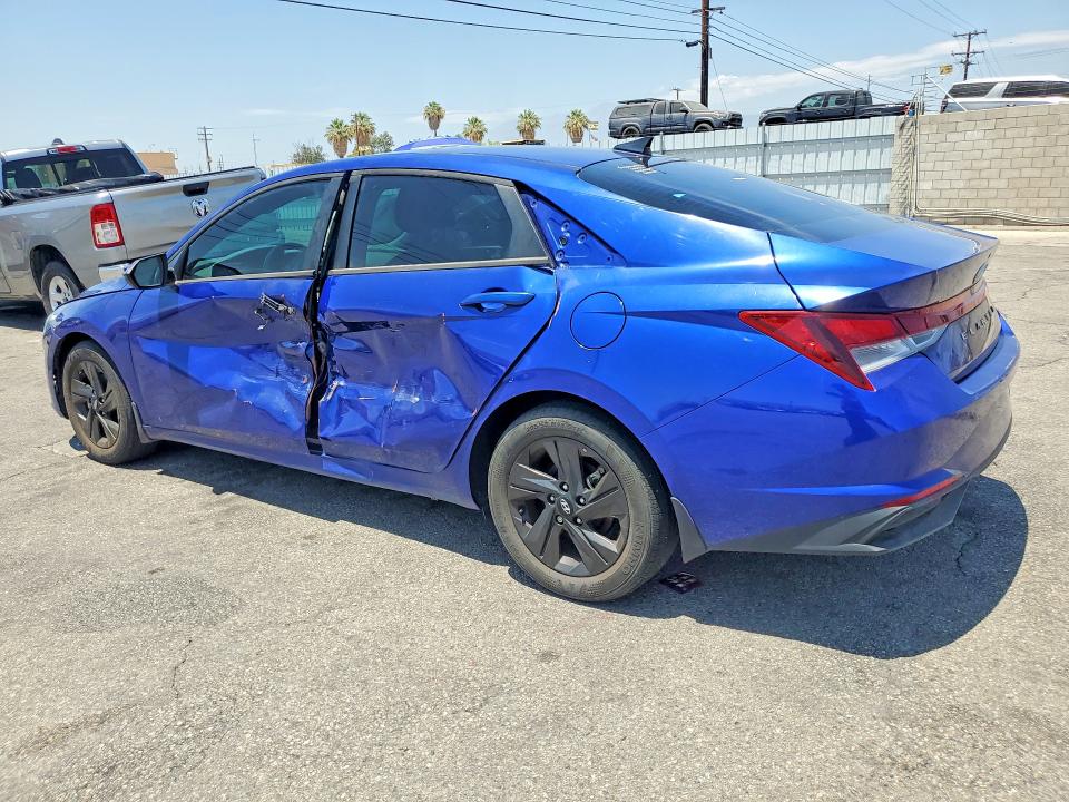 2022 Hyundai Elantra VIN 5NPLS4AGXNH059643 COPART salvage auction — SIDE, AZ - CERT OF TITLE - SALVAGE, sold $3,550 on 2026-07-27 (photo 2)
