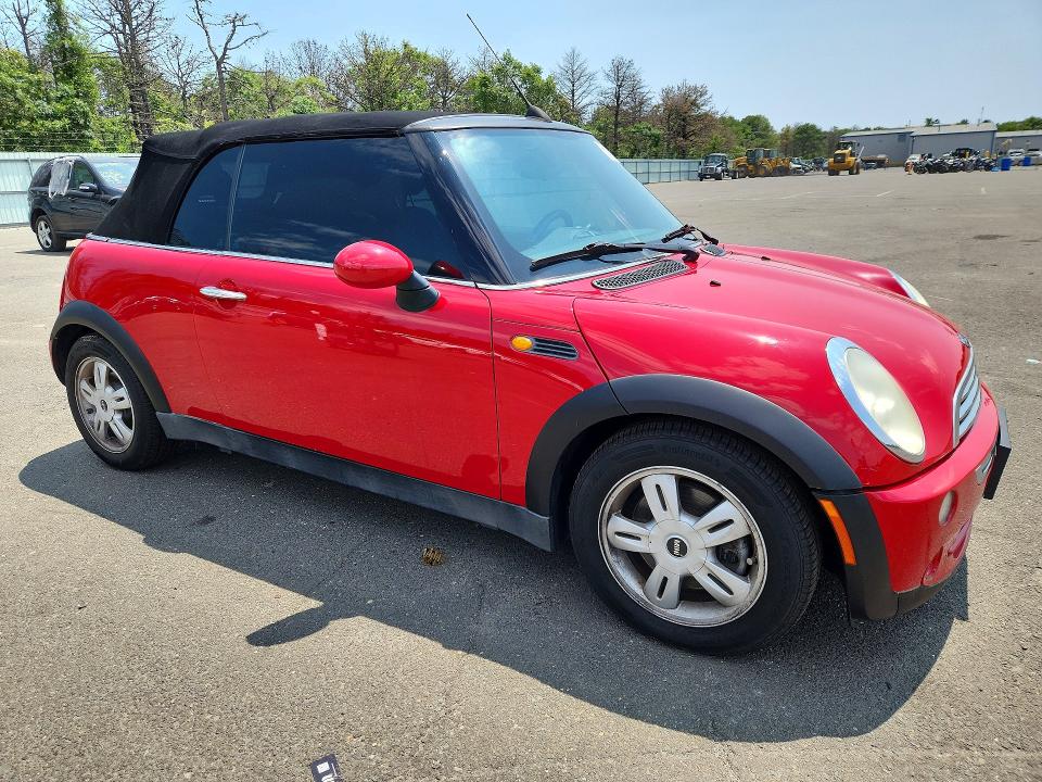 2008 Mini Cooper VIN WMWRF33508TG18153 COPART salvage auction — REAR END, NY - MV-907A SALVAGE CERTIFICATE, sold $450 on 2026-08-03 (photo 4)