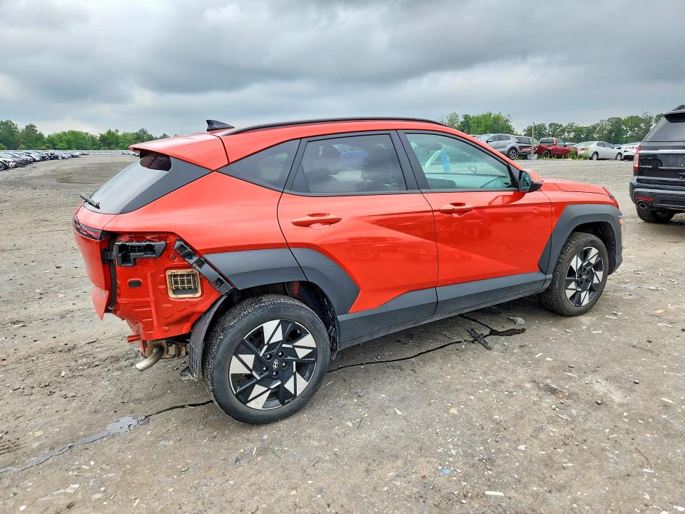 2024 Hyundai Kona VIN KM8HBCAB4RU093962 COPART salvage auction — REAR END, VA - CERTIFICATE OF TITLE, sold $5,300 on 2026-07-20 (photo 3)