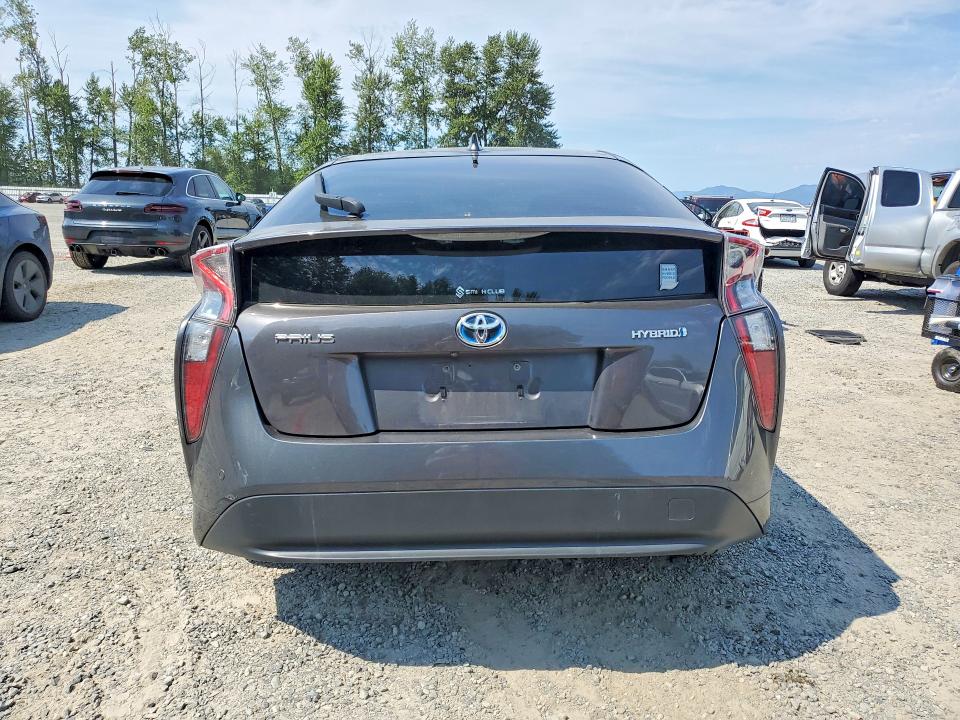 2018 Toyota Prius VIN JTDKBRFUXJ3595781 COPART salvage auction — FRONT END, WA - BILL OF SALE, sold $275 on 2026-07-27 (photo 6)