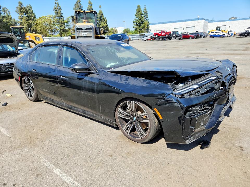 2023 BMW I7 VIN WBY53EJ09PCN55206 COPART salvage auction — FRAME DAMAGE, Ca - Salvage Certificate, sold $22,800 on 2026-08-06 (photo 4)