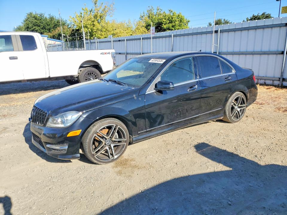 2013 Mercedes-benz C-klasse VIN WDDGF4HB2DA872826 COPART salvage auction — MECHANICAL, CA - DIS/DLR/EXP ONLY CLEAN TITLE, sold $900 on 2026-08-04 (photo 1)