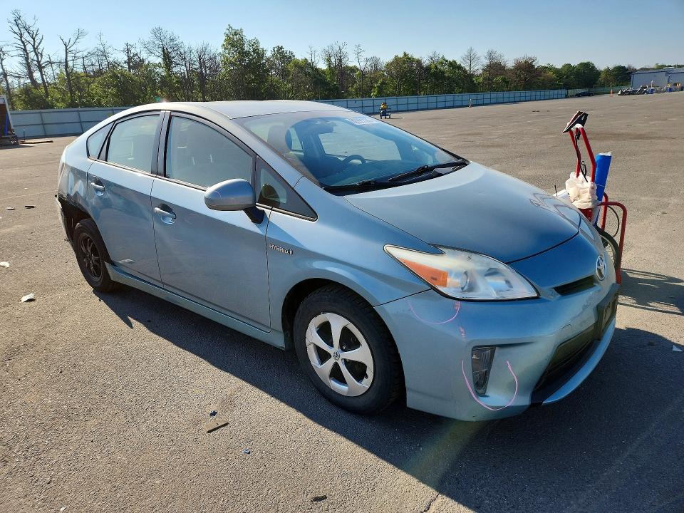 2012 Toyota Prius VIN JTDKN3DU9C1542057 COPART salvage auction — SIDE, NY - MV-907A SALVAGE CERTIFICATE, sold $1,000 on 2026-07-20 (photo 4)