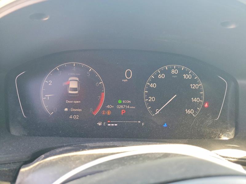 2025 Honda Civic VIN 2HGFE2F59SH594694 COPART salvage auction — FRONT END, Ca - Salvage Certificate, sold $5,700 on 2026-08-19 (photo 9)