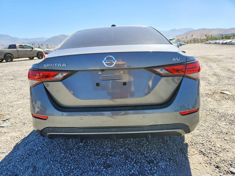 2021 Nissan Sentra VIN 3N1AB8CV8MY286750 COPART salvage auction — FRONT END, Ca - Salvage Certificate, sold $200 on 2026-07-29 (photo 6)