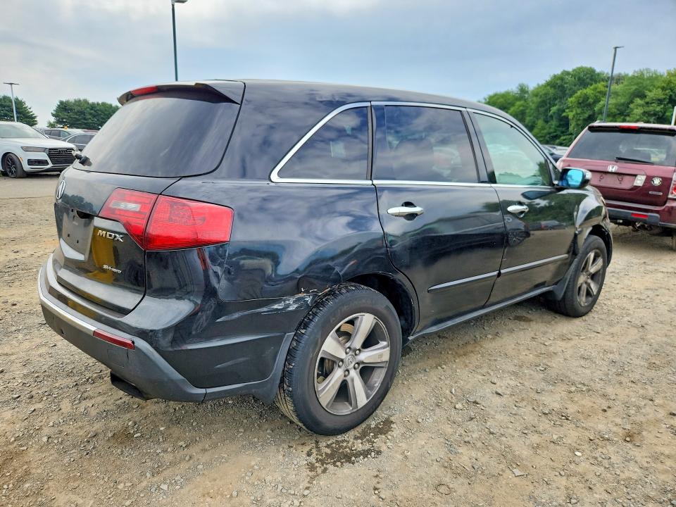 2012 Acura Mdx VIN 2HNYD2H32CH513150 COPART salvage auction — FRONT END, Ct - Certificate Of Title, sold $975 on 2026-07-28 (photo 3)