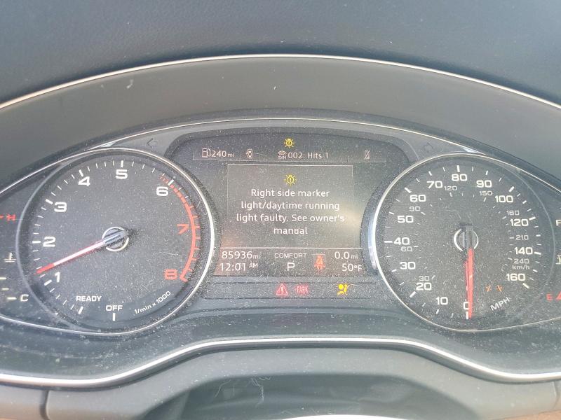 2021 Audi VIN WA1AAAFY5M2013948 COPART salvage auction — FRONT END, Ny - Mv-907A Salvage Certificate, sold $9,000 on 2026-07-09 (photo 9)