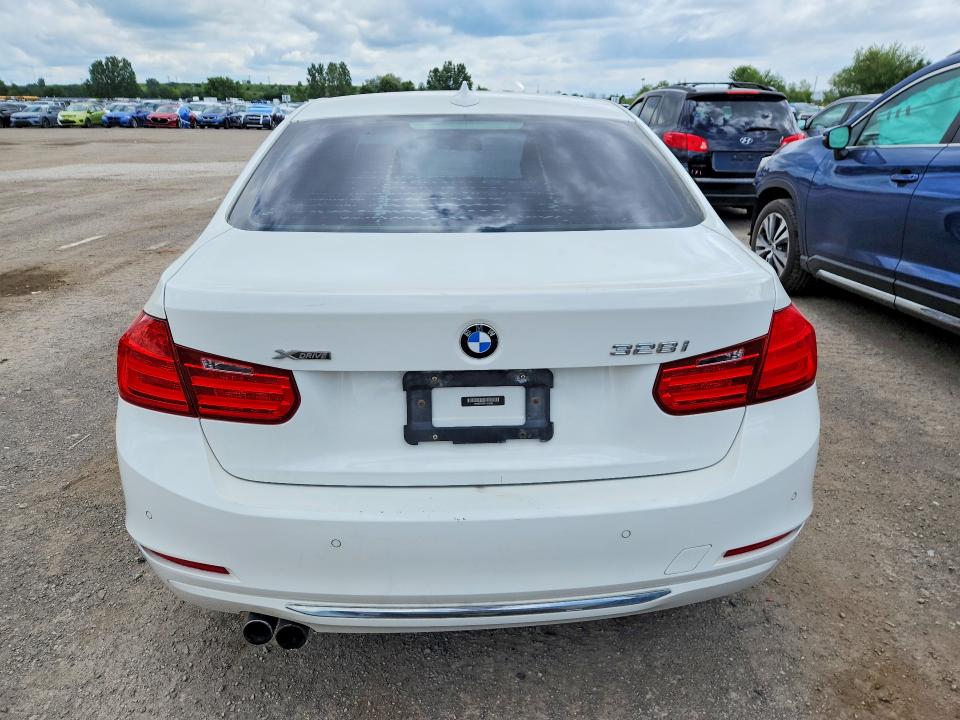 2013 BMW 3 series VIN WBA3B3C59DJ976050 COPART salvage auction — FRONT END, ON - PERMIT SALVAGE, sold $200 on 2026-08-18 (photo 6)