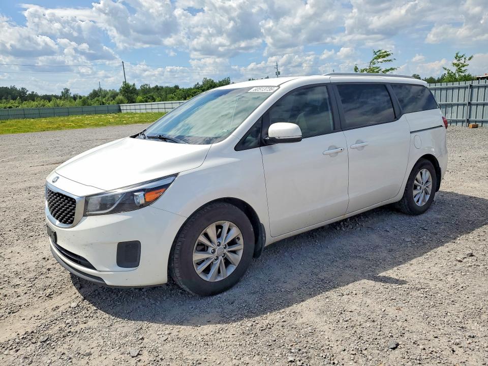 2018 Kia SEDONA VIN KNDMB5C13J6357135 COPART salvage auction — MECHANICAL, On - Permit No Brand - Unfit, sold $1,250 on 2026-07-23 (photo 1)