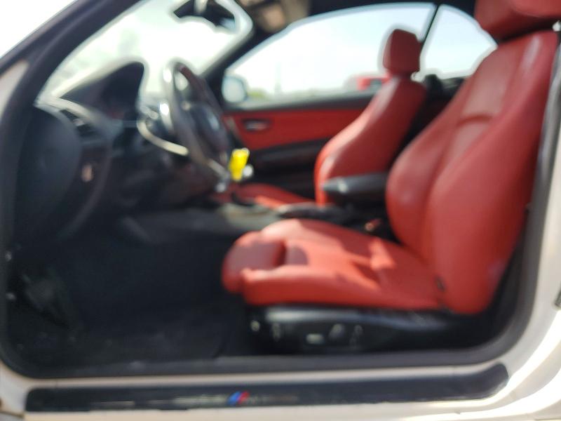 2012 BMW 1er VIN WBAUL7C5XCVM82750 COPART salvage auction — FRONT END, Tx - Salvage Vehicle Title, sold $2,650 on 2026-07-27 (photo 7)