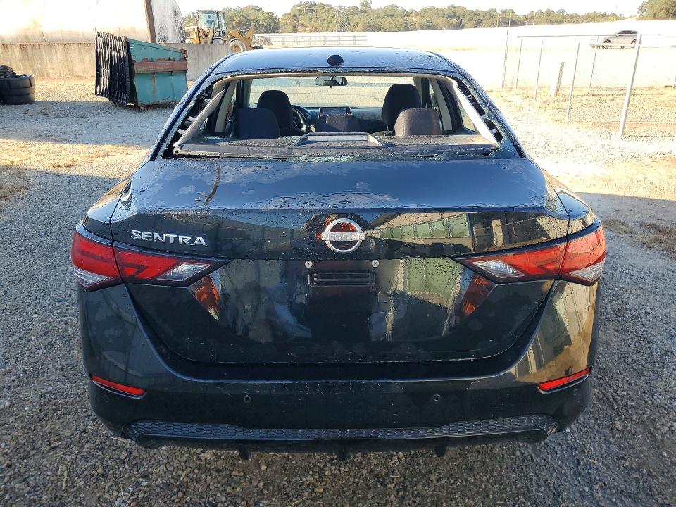 2025 Nissan Sentra VIN 3N1AB8CV0SY356089 COPART salvage auction — REAR END, Ca - Certificate Of Title, sold $11,900 on 2026-07-31 (photo 6)