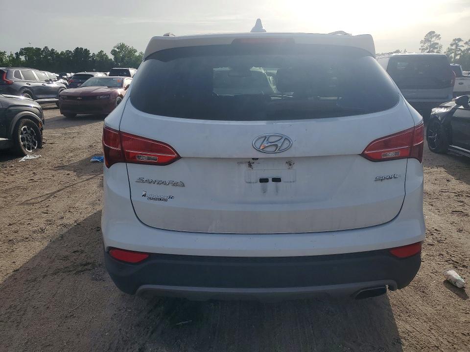 2015 Hyundai Santa fe VIN 5XYZU3LBXFG298151 COPART salvage auction — FRONT END, Tx - Salvage Vehicle Title, sold $2,800 on 2026-07-21 (photo 6)