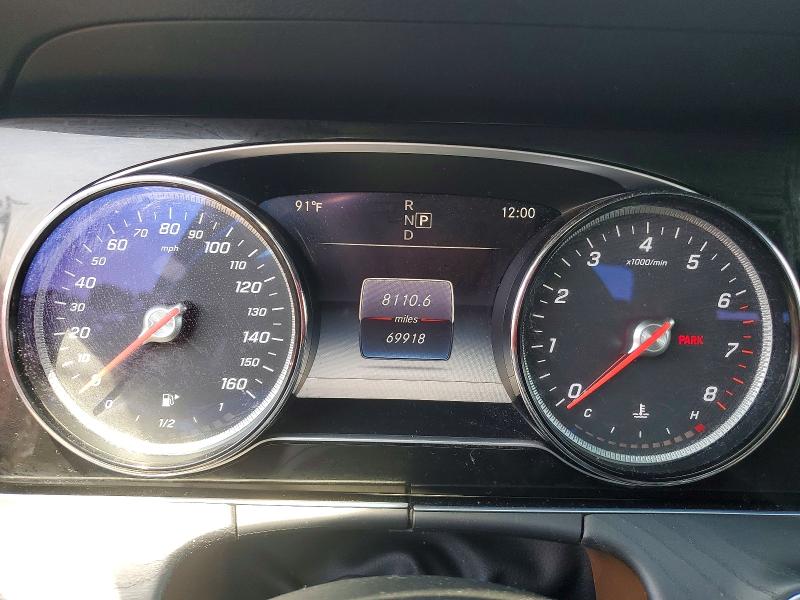 2017 Mercedes-benz E-class VIN WDDZF4KB9HA075559 COPART salvage auction — MINOR DENT/SCRATCHES, FL - CERTIFICATE OF TITLE (P), sold $3,400 on 2026-07-23 (photo 9)