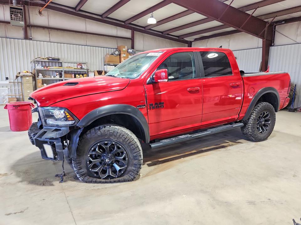 2018 Ram 1500 VIN 1C6RR7MT2JS109714 COPART salvage auction — FRONT END, Pa - Certificate Of Salvage, sold $5,200 on 2026-07-31 (photo 1)