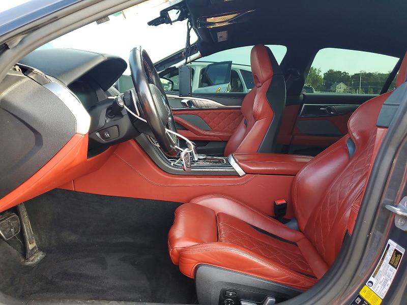 2022 BMW M8 VIN WBSGV0C02NCG96261 COPART salvage auction — WATER/FLOOD, Pa - Cert Of Salvage-W=Flood Veh, sold $25,500 on 2026-07-24 (photo 7)