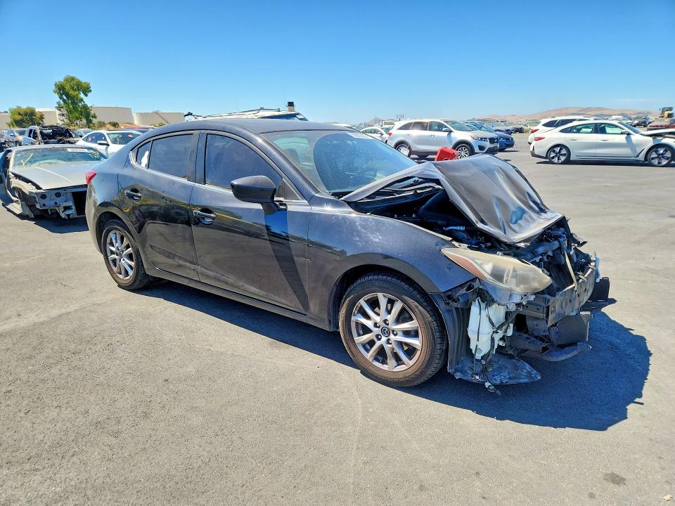 2016 Mazda 3 VIN JM1BM1W73G1293257 COPART salvage auction — FRONT END, Ca - Salvage Certificate, sold $600 on 2026-07-22 (photo 4)