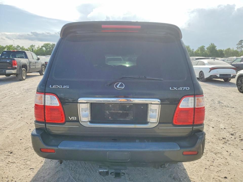 2005 Lexus Lx 470 VIN JTJHT00W753555268 COPART salvage auction — SIDE, TX - SALVAGE VEHICLE TITLE (P), sold $4,900 on 2026-07-10 (photo 6)