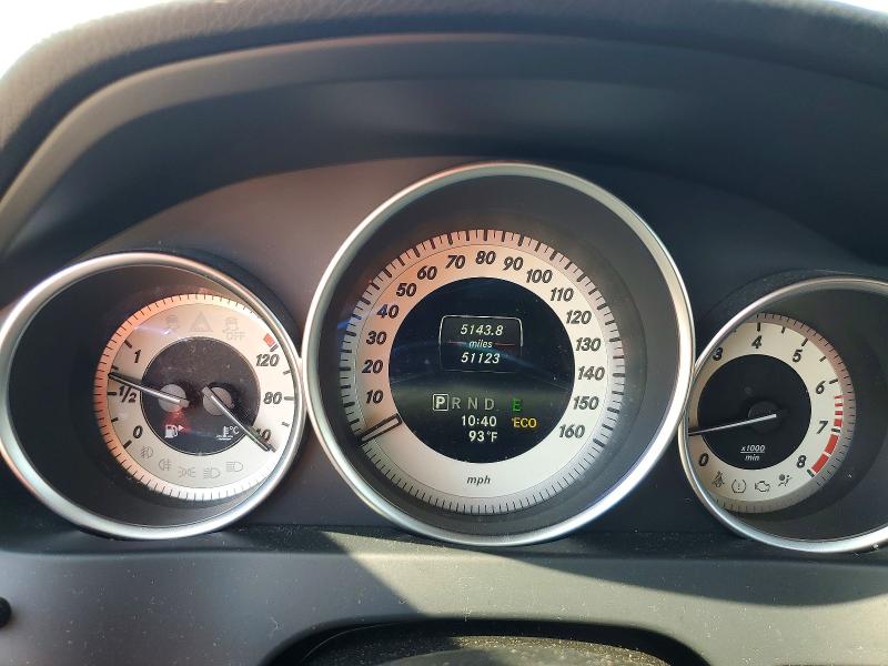 2014 Mercedes-benz C-klasse VIN WDDGF8AB1EG254445 COPART salvage auction — FRONT END, Sc - Cert Of Title-Salvage, sold $1,850 on 2026-08-05 (photo 9)