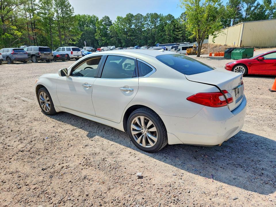 2013 Infiniti M VIN JN1BY1ARXDM605049 COPART salvage auction — UNDERCARRIAGE, Nc - Salvage Certificate Of Title, sold $1,950 on 2026-07-31 (photo 2)