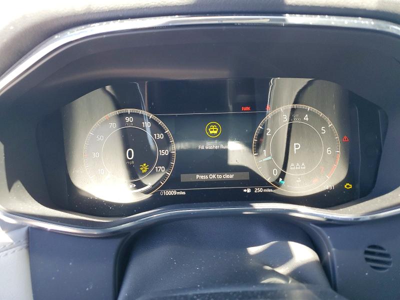 2021 Jaguar F-pace VIN SADCT2EX4TA756472 COPART salvage auction — FRONT END, Ca - Salvage Certificate, sold $13,900 on 2026-08-22 (photo 9)