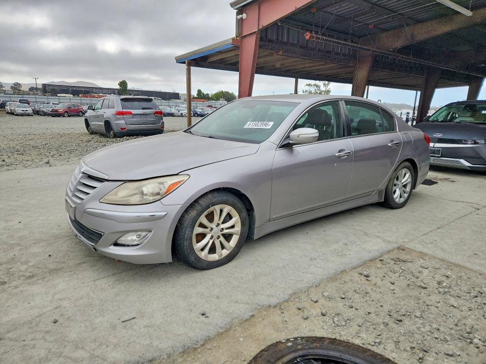 2013 Hyundai Genesis VIN KMHGC4DD2DU242647 COPART salvage auction — MINOR DENT/SCRATCHES, Ca - Dlr/Dis/Exp Only Salvage Title, sold $125 on 2026-07-23 (photo 1)