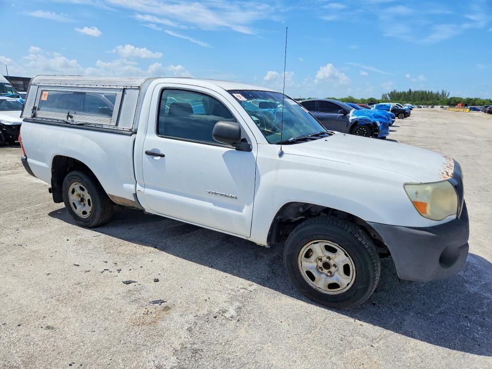 2007 Toyota Tacoma VIN 5TENX22N27Z375307 COPART salvage auction — MINOR DENT/SCRATCHES, FL - CERTIFICATE OF TITLE, sold $70 on 2026-07-23 (photo 4)