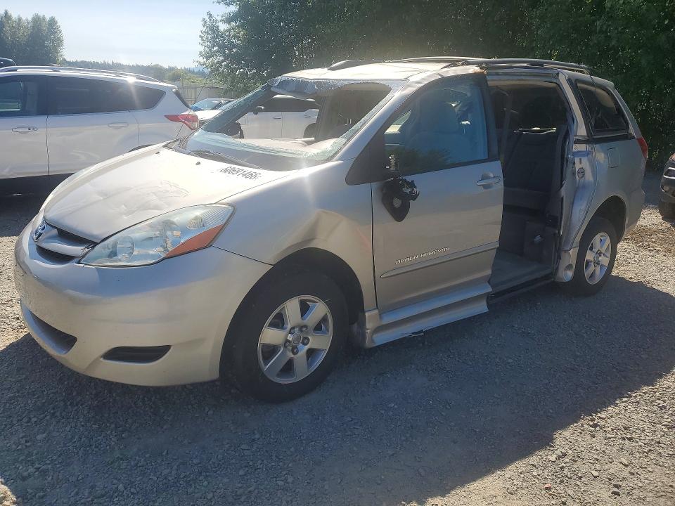 2006 Toyota Sienna VIN 5TDZA23C16S460974 COPART salvage auction — ROLLOVER, WA - BILL OF SALE, sold $350 on 2026-07-27 (photo 1)