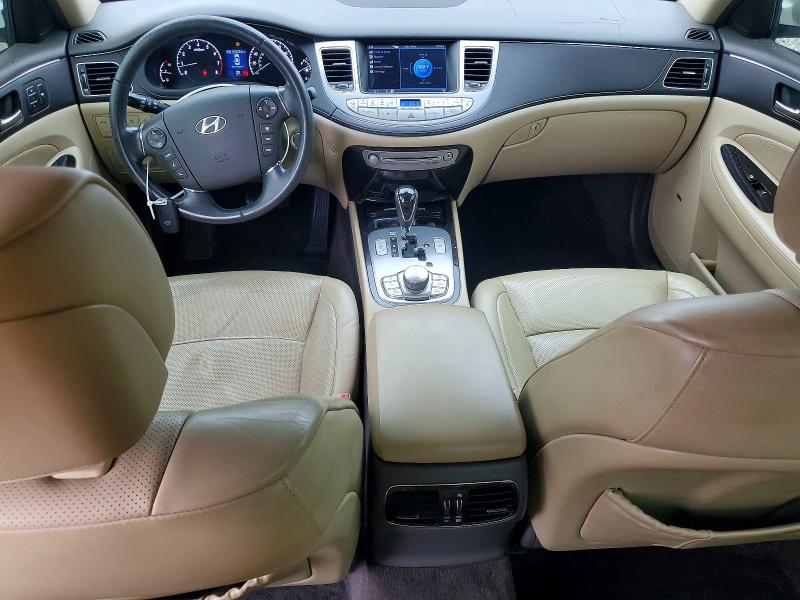 2010 Hyundai Genesis VIN KMHGC4DE4AU087152 COPART salvage auction — FRONT END, KY - CERT OF TITLE-SALVAGE (P), sold $650 on 2026-07-17 (photo 8)