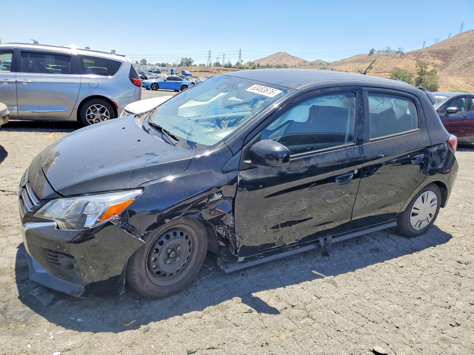 2024 Mitsubishi Mirage VIN ML32AUHJ4RH008324 COPART salvage auction — SIDE, Fl - Cert Of Title Slvg Rebuildable (P), sold $2,650 on 2026-07-20 (photo 1)