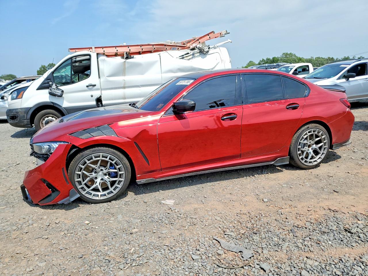 2024 BMW M340i VIN 3MW49FF03R8E31045 — COPART salvage auction photo