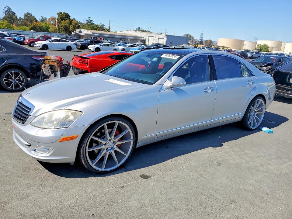 2007 Mercedes-benz S class VIN WDDNG71X37A053792 COPART salvage auction — VANDALISM, Ca - Salvage Certificate, sold $3,200 on 2026-07-22 (photo 1)