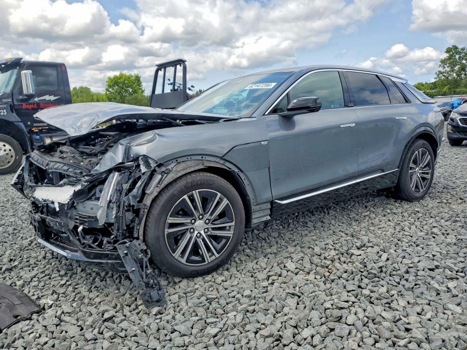 2023 Cadillac Lyriq VIN 1GYKPPRL1PZ003192 COPART salvage auction — FRONT END, Oh - Cert Of Title-Salvage, sold $7,600 on 2026-08-20 (photo 1)