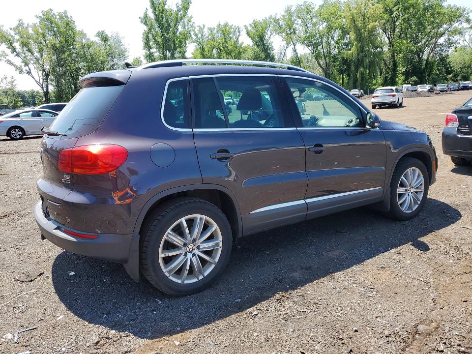 2016 Volkswagen Tiguan VIN WVGBV7AX9GW566059 COPART salvage auction — MECHANICAL, Ct - Certificate Of Title, sold $2,550 on 2026-07-31 (photo 3)